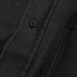 Hemden*New Amsterdam Surf Association Denim Shirt Washed Black