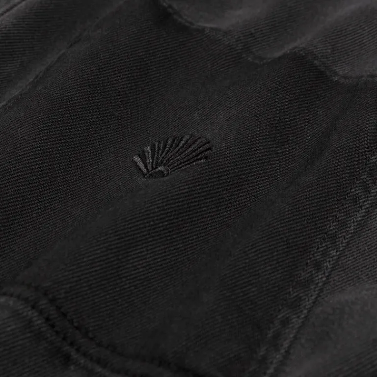 Hemden*New Amsterdam Surf Association Denim Shirt Washed Black