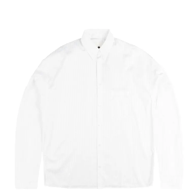 Hemden*New Amsterdam Surf Association Raw Edge Fluid Shirt White