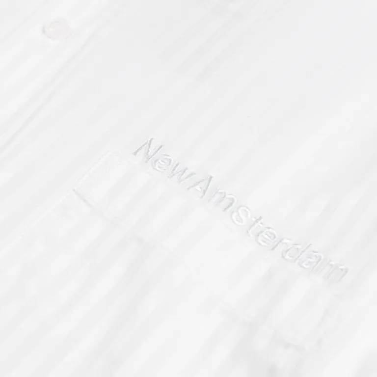 Hemden*New Amsterdam Surf Association Raw Edge Fluid Shirt White