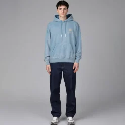 Hoodies*New Amsterdam Surf Association Logo Hoodie Washed Blue