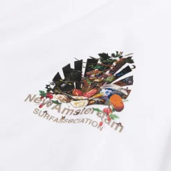 T-Shirts*New Amsterdam Surf Association Buffet Tee White