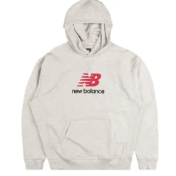 Hoodies*New Balance Athletics French Terry Logo Hoodie Ash Heather