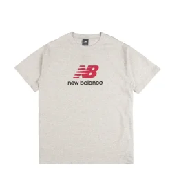 T-Shirts*New Balance Athletics Logo T-Shirt Ash Heather