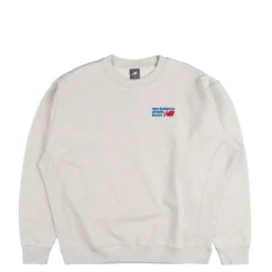 Crewnecks*New Balance Athletics Premium Logo Crew Ash Heather