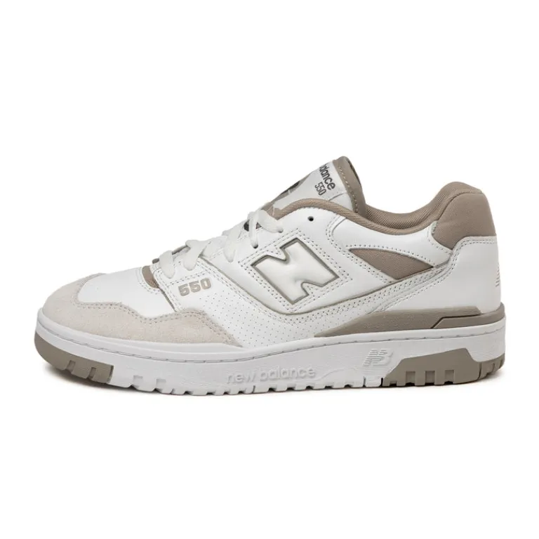 Weiße Sneaker|Leder Sneaker*New Balance BB550GSS White / Arid Stone