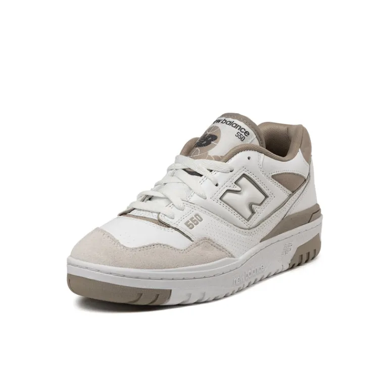 Weiße Sneaker|Leder Sneaker*New Balance BB550GSS White / Arid Stone