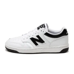 Leder Sneaker|Weiße Sneaker*New Balance BB480LBK White / Black