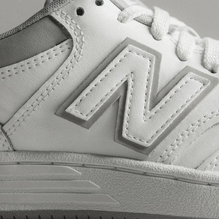 Leder Sneaker|Terrace Casual Sneaker*New Balance BB480LGM White / Grey Matter