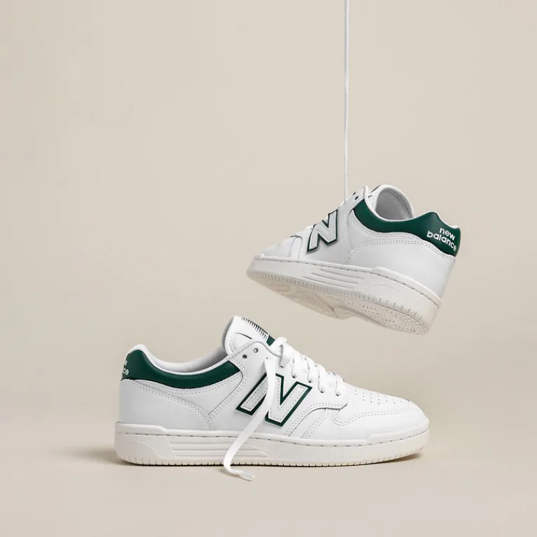 Leder Sneaker|Terrace Casual Sneaker*New Balance BB480LGT White / Timberwolf