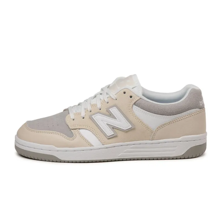 Leder Sneaker|Terrace Casual Sneaker*New Balance BB480LGW Rain Cloud / Linen