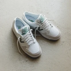Leder Sneaker|Weiße Sneaker*New Balance BB480LYG White