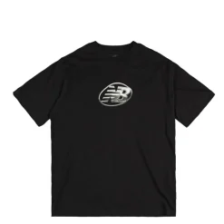 T-Shirts*New Balance Chrome NB T-Shirt Black