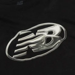 T-Shirts*New Balance Chrome NB T-Shirt Black