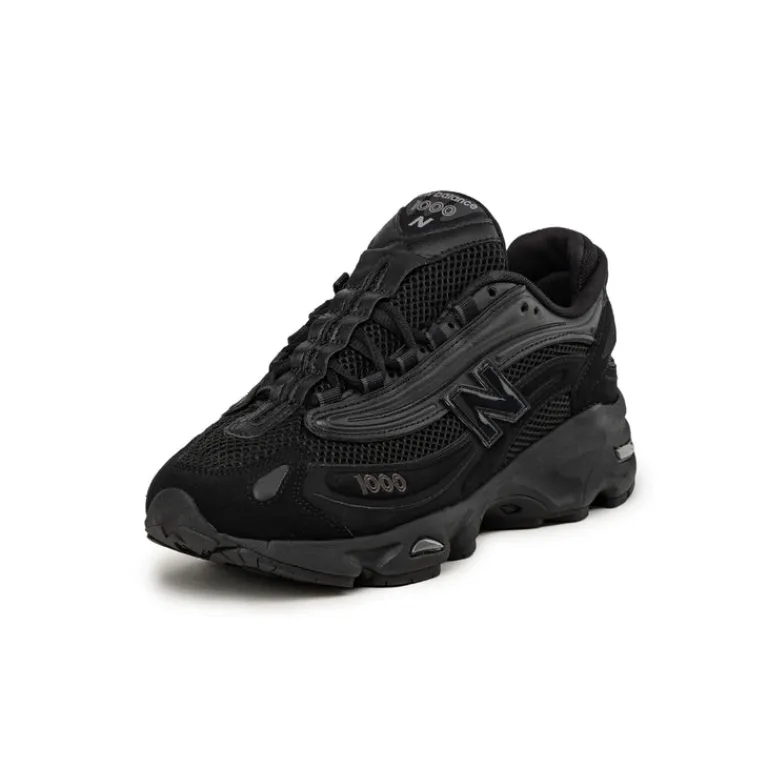 Leder Sneaker|Retro Runner*New Balance M1000B Black / Black Cement / Castlerock