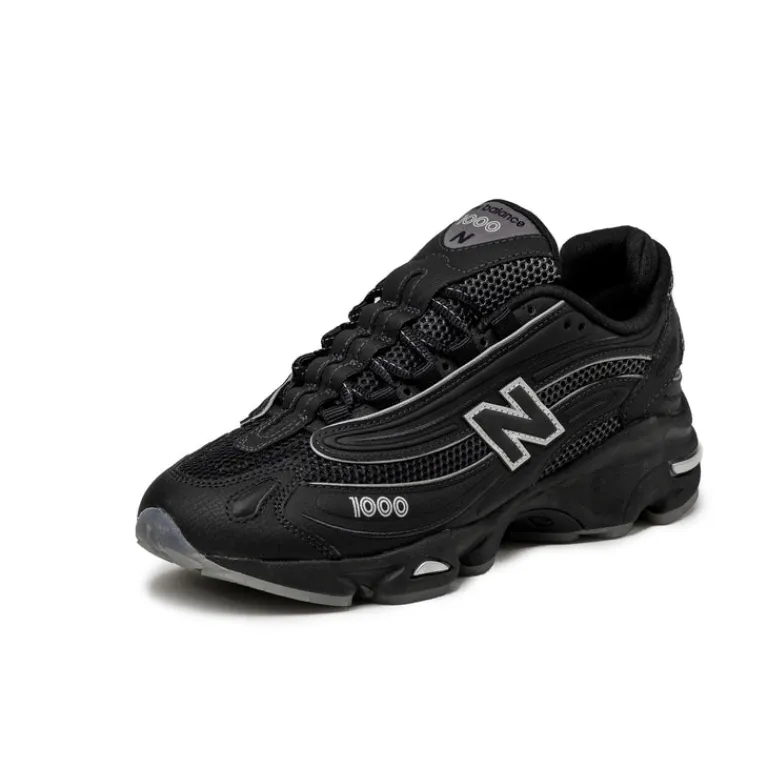 Leder Sneaker|Retro Runner*New Balance M1000LNY Black / White / Silver Metallic