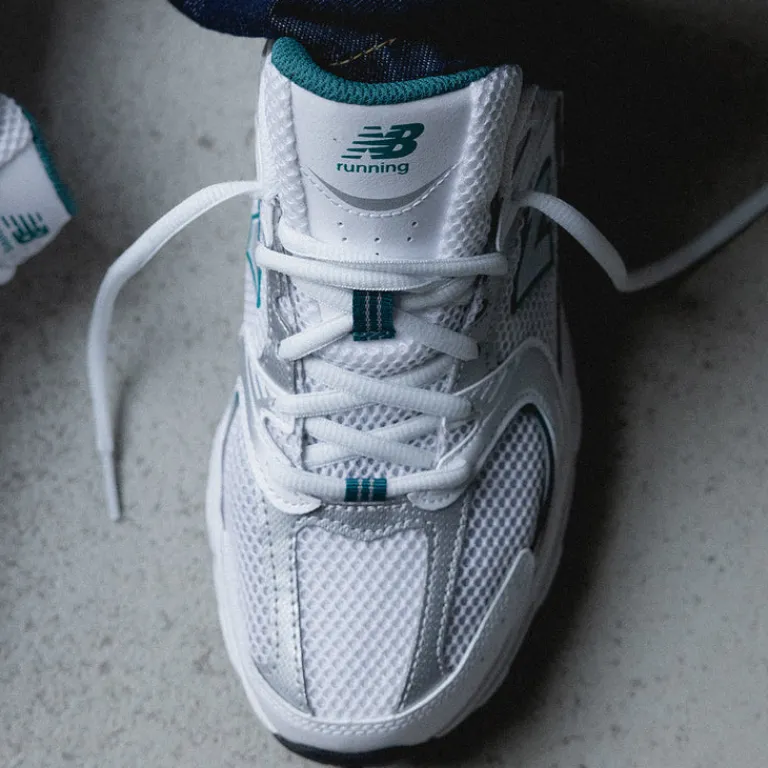 Vegane Sneaker|Weiße Sneaker*New Balance MR530AB White / Silver Metallic