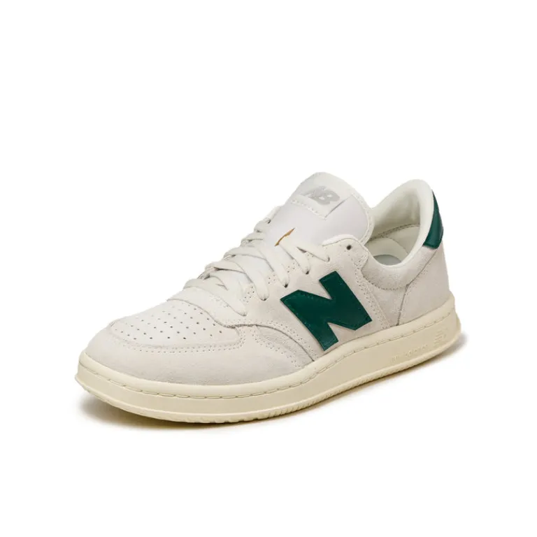 Leder Sneaker|Terrace Casual Sneaker*New Balance T500CG Sea Salt / Marsh Green / Angora