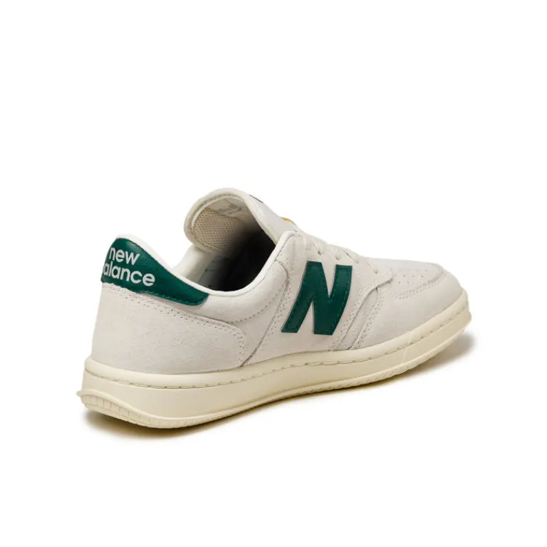 Leder Sneaker|Terrace Casual Sneaker*New Balance T500CG Sea Salt / Marsh Green / Angora