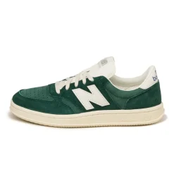 Leder Sneaker|Terrace Casual Sneaker*New Balance T500CH Marsh Green / Angora / Sea Salt