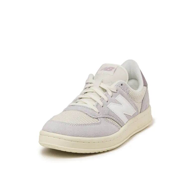 Leder Sneaker|Terrace Casual Sneaker*New Balance T500GC Pearl Grey / Linen / Ice Wine / Sea Salt