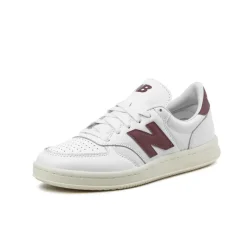 Leder Sneaker|Terrace Casual Sneaker*New Balance T500LPB White/Washed Burgundy