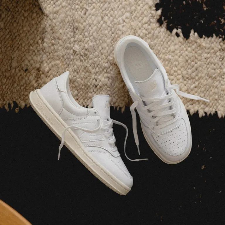 Leder Sneaker|Terrace Casual Sneaker*New Balance T500LPC White/Reflection