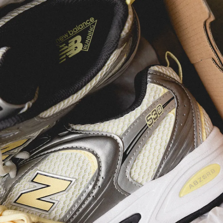 Leder Sneaker|Retro Runner*New Balance U530ADG Silver Metallic