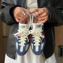 Leder Sneaker|Retro Runner*New Balance U471AK White / Blue