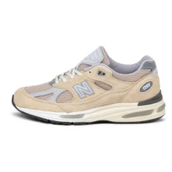 Leder Sneaker|Retro Runner*New Balance U991BE2 *Made in England* Cuban Sand / Harbor Mist / Silver