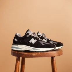 Leder Sneaker|Retro Runner*New Balance U991BK2 *Made in England* Black