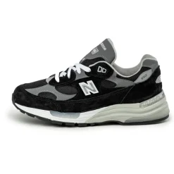 Leder Sneaker|Retro Runner*New Balance U992BK *Made in USA* Black /Grey / Silver Metalic
