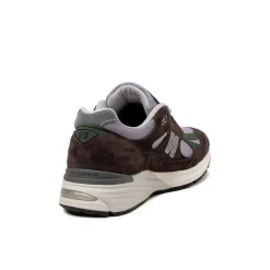 Leder Sneaker|Retro Runner*New Balance U991BP2 *Made in England* Licorice / Lavender Gray / Douglas Fir / Silver