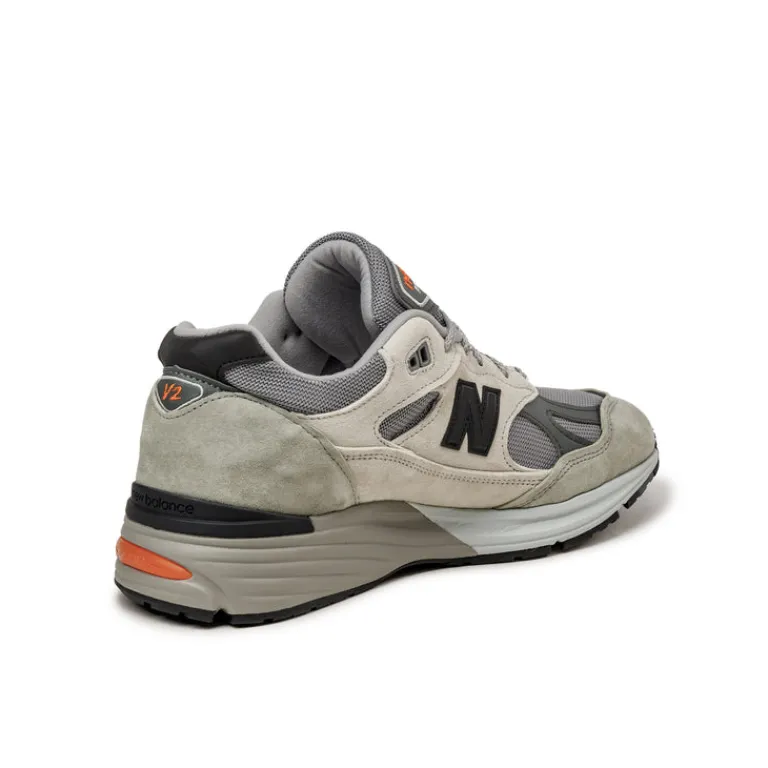 Leder Sneaker|Retro Runner*New Balance U991BS2 *Made in England* Pelican / Abbey Stone / Persimmon Orange / Flint Gray
