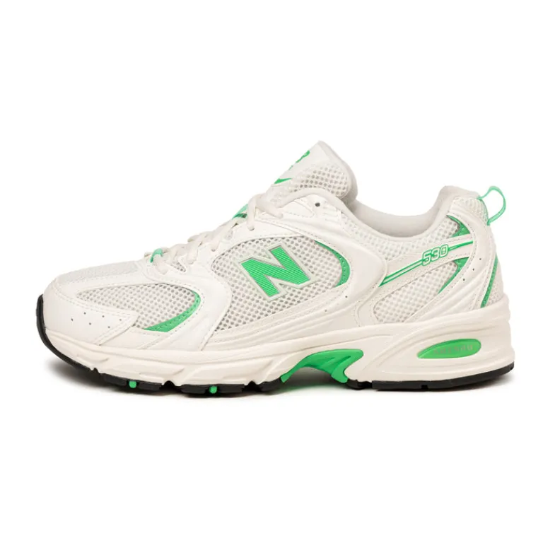 Vegane Sneaker|Retro Runner*New Balance U530CSI Sea Salt / Lime Leaf