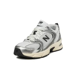 Vegane Sneaker|Weiße Sneaker*New Balance U530ESA Silver Metallic / Black Cement