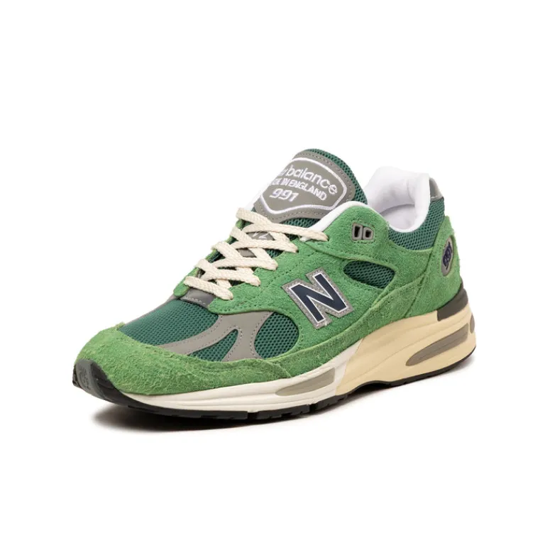 Leder Sneaker|Retro Runner*New Balance U991GV2 *Made in England* Mineral Green