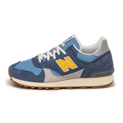 Leder Sneaker|Retro Runner*New Balance U475HA Vintage Indigo / Blue Laguna / Marmalade