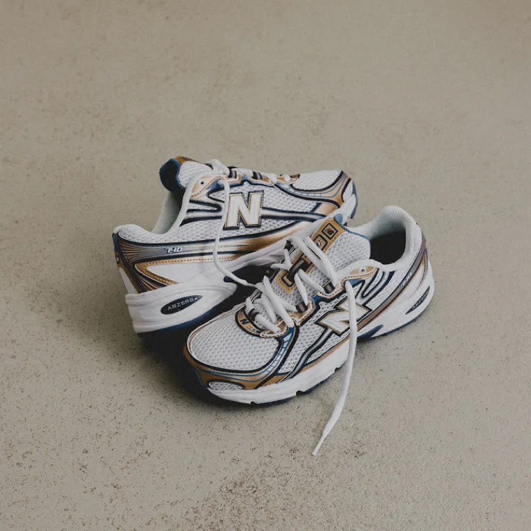 Vegane Sneaker|Retro Runner*New Balance U740HB2 Heron Blue / Vintage Indigo / Gold Metallic