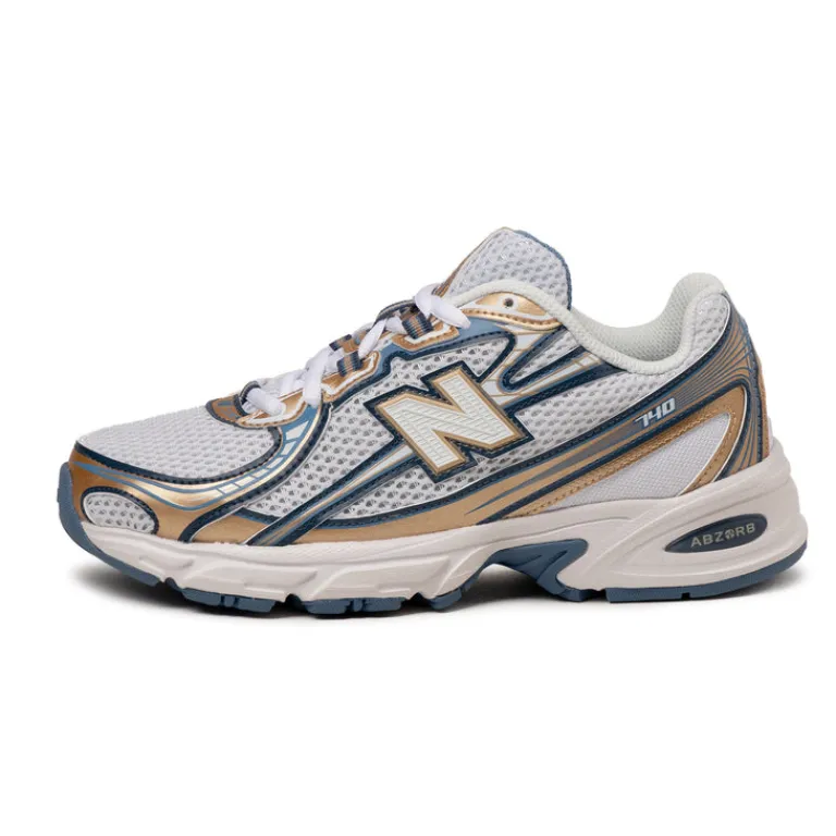 Vegane Sneaker|Retro Runner*New Balance U740HB2 Heron Blue / Vintage Indigo / Gold Metallic
