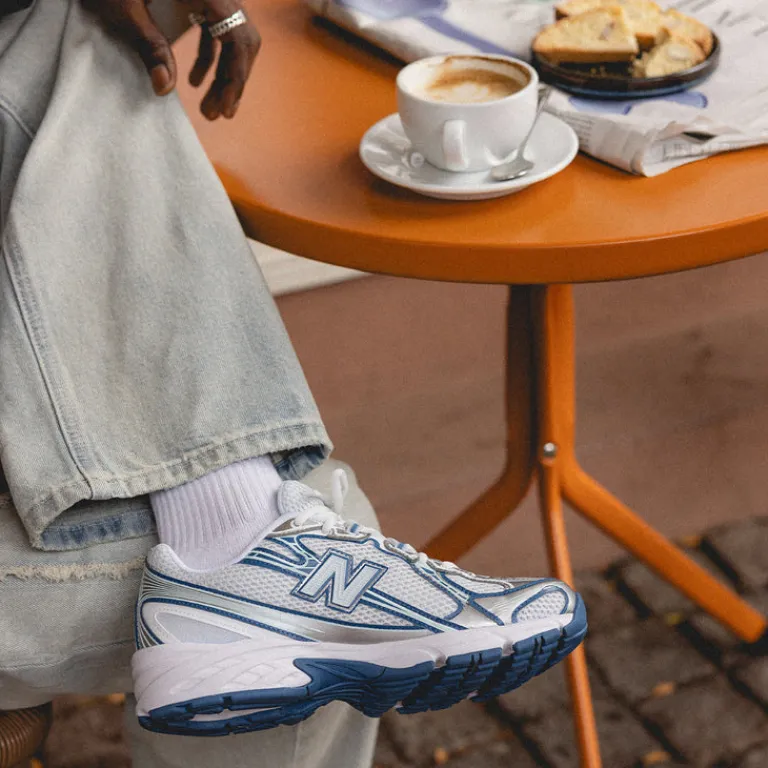 Vegane Sneaker|Weiße Sneaker*New Balance U740LB2 Ice Blue / Sea Stone / White