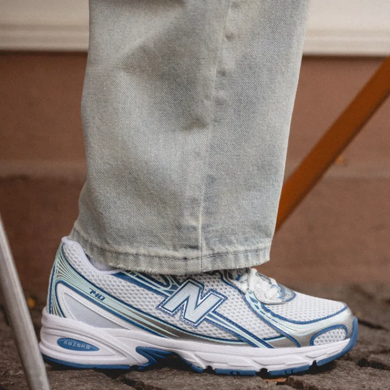 Vegane Sneaker|Weiße Sneaker*New Balance U740LB2 Ice Blue / Sea Stone / White
