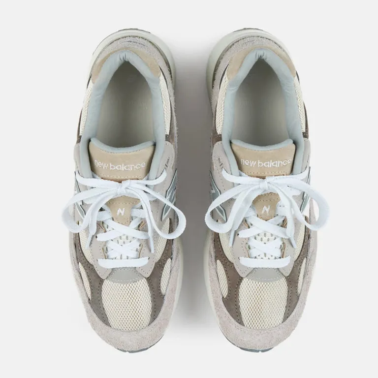 Leder Sneaker|Retro Runner*New Balance U992MM *Made in USA* Moonrock / Mushroom
