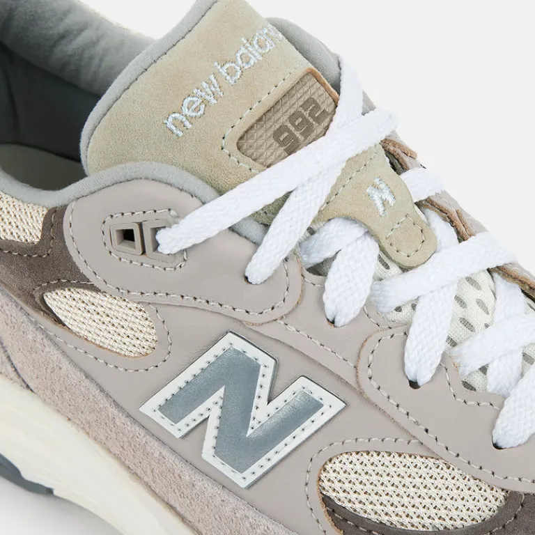 Leder Sneaker|Retro Runner*New Balance U992MM *Made in USA* Moonrock / Mushroom