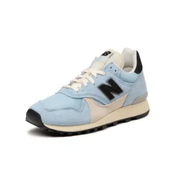 Leder Sneaker|Retro Runner*New Balance U475PB Light Chrome Blue / Black / Linen
