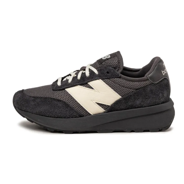 Leder Sneaker|Retro Runner*New Balance U370PB Black Cement