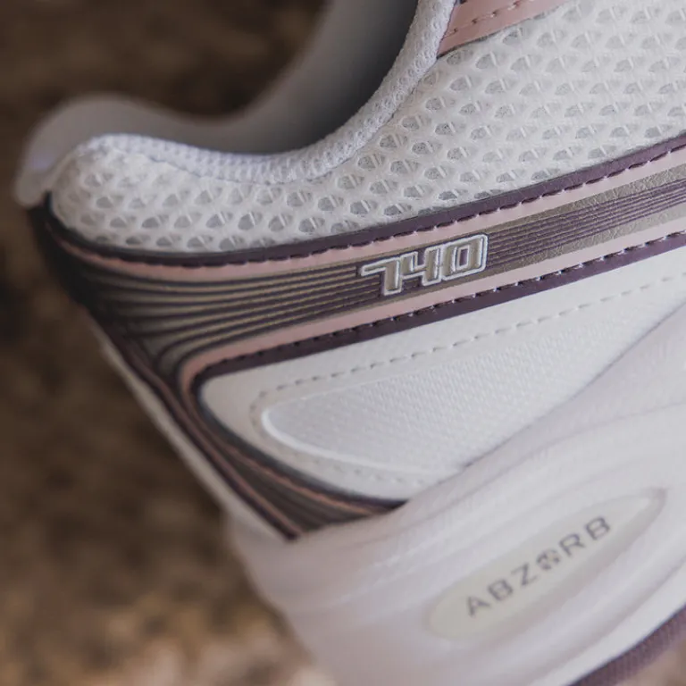 Vegane Sneaker|Weiße Sneaker*New Balance U740PK2 Ice Wine / White / Rose Sugar / Silver Metallic