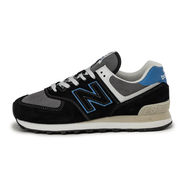 Leder Sneaker|Retro Runner*New Balance U574QRB Black / Blue Agate