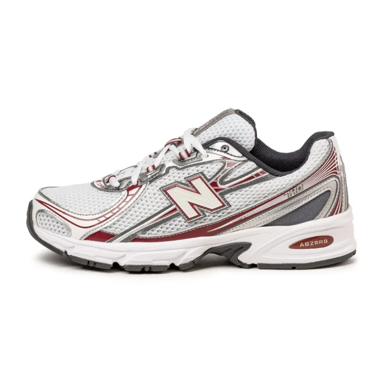 Vegane Sneaker|Weiße Sneaker*New Balance U740RD2 White / Mercury Red