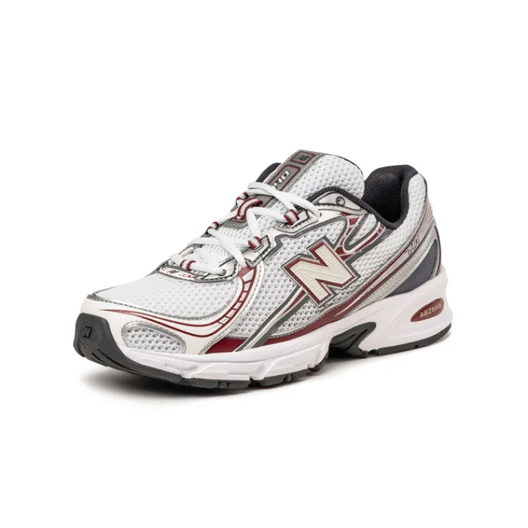 Vegane Sneaker|Weiße Sneaker*New Balance U740RD2 White / Mercury Red